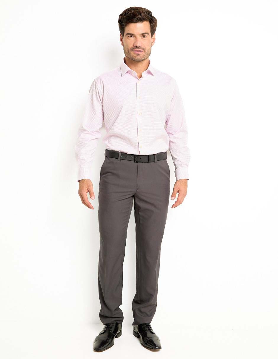 Camisa formal de algodón manga larga para hombre 3