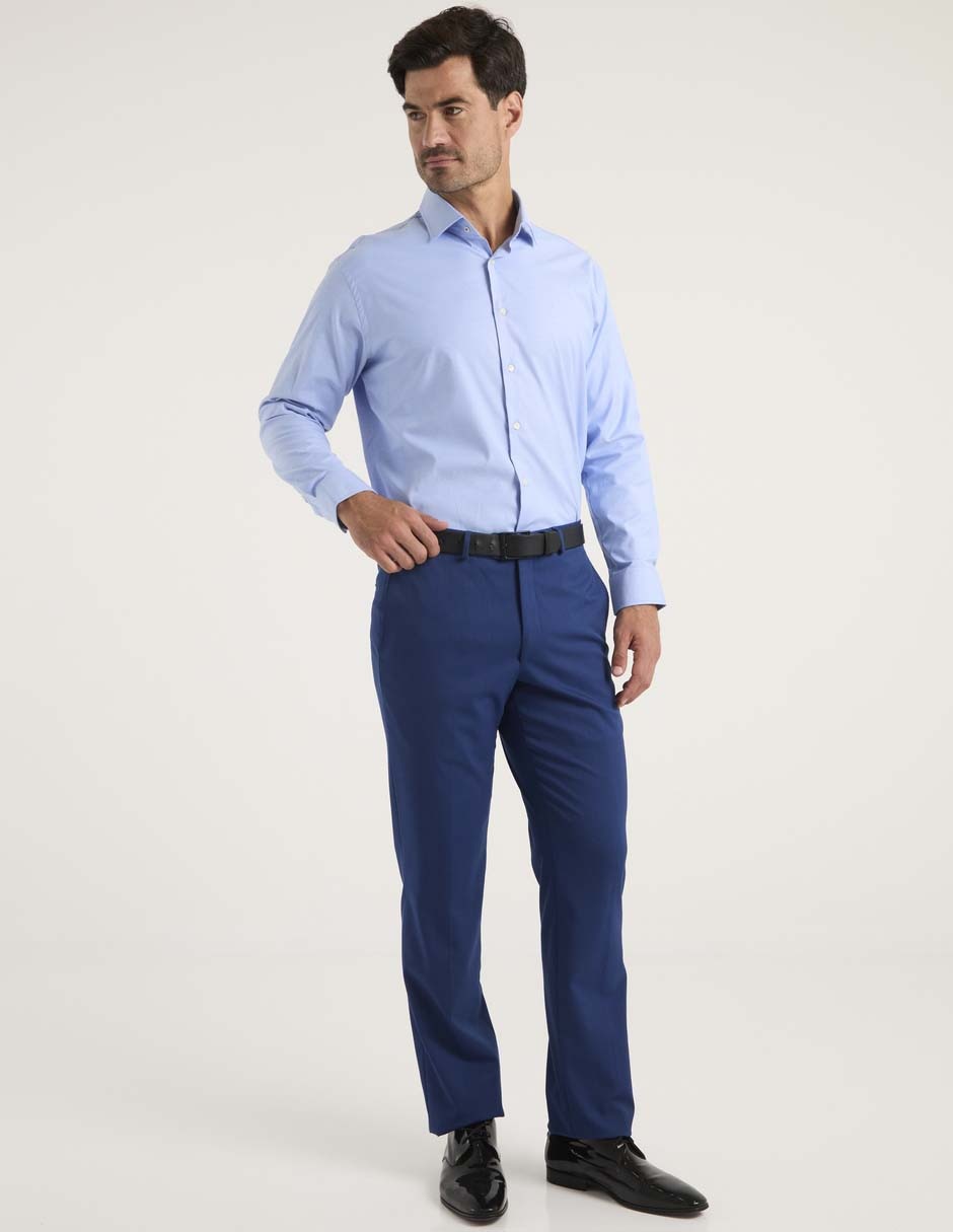 Camisa formal manga larga para hombre