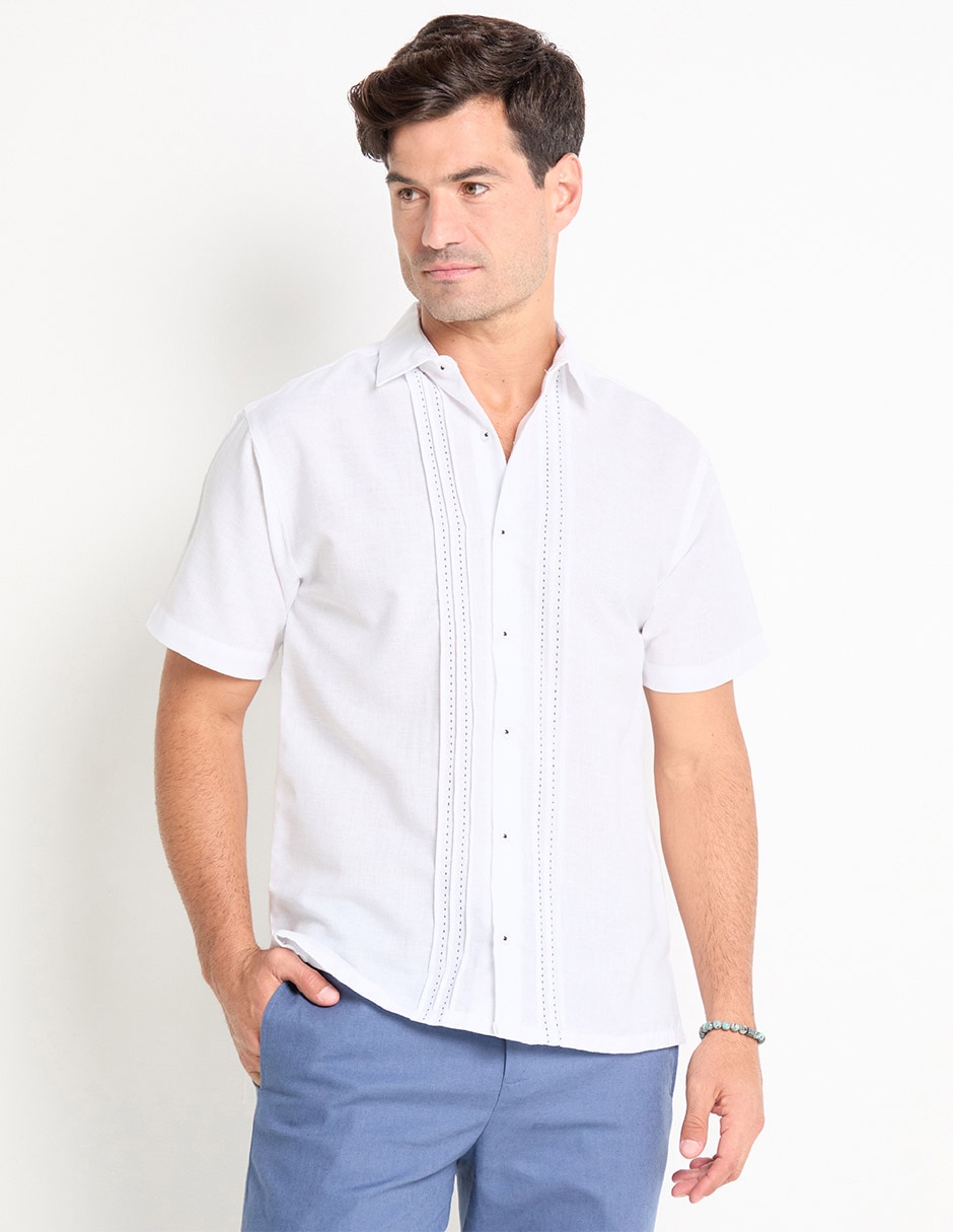 Guayabera manga corta para hombre Guayabera manga corta para hombre