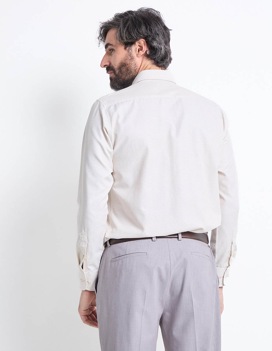 Camisa formal manga larga para hombre 2