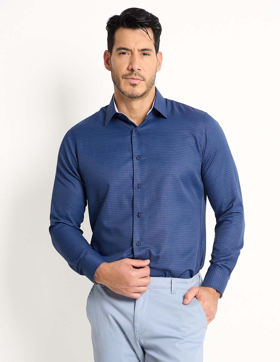 Camisa formal manga larga para hombre Camisa formal manga larga para hombre