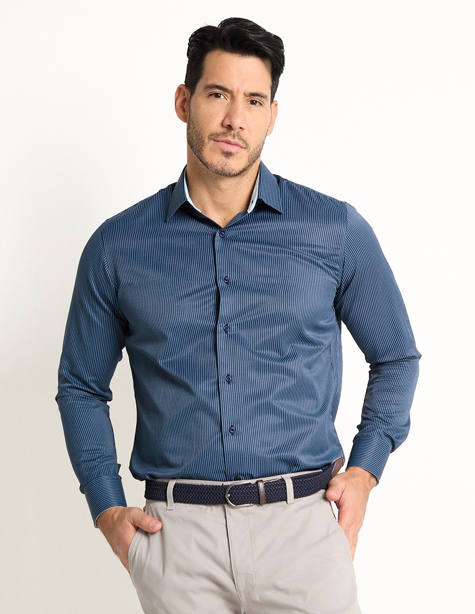 Camisa formal manga larga para hombre Camisa formal manga larga para hombre