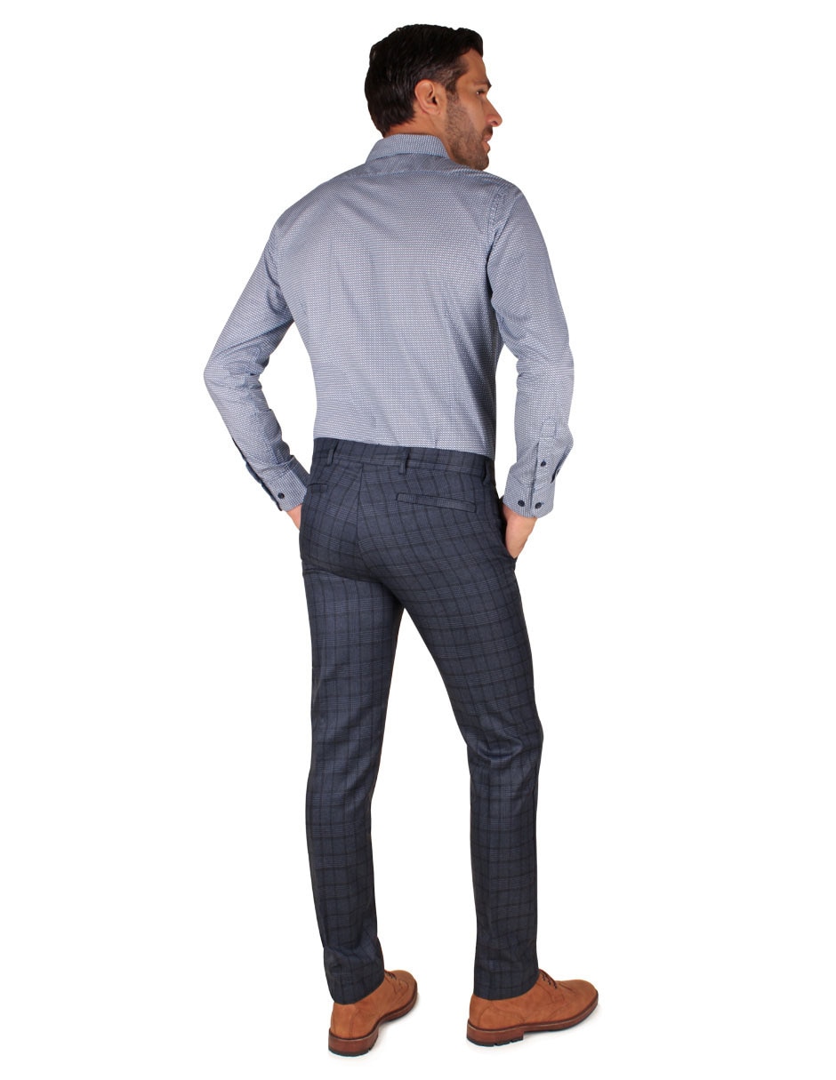 Pantalón de vestir slim para hombre 4