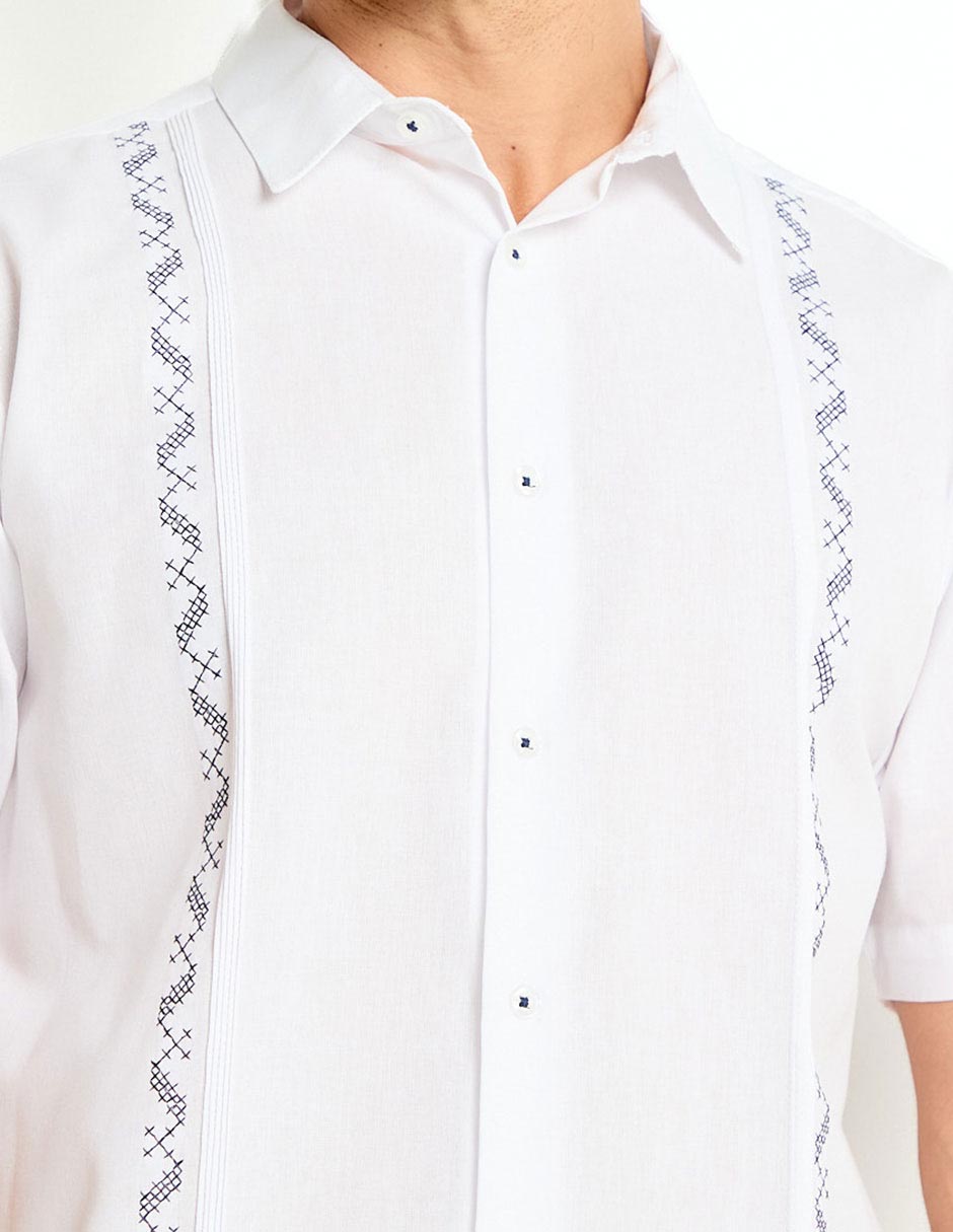 Camisa casual de algodón manga corta para hombre 2