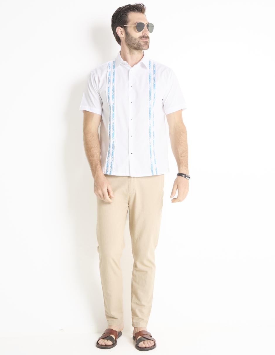 Guayabera manga corta para hombre 3