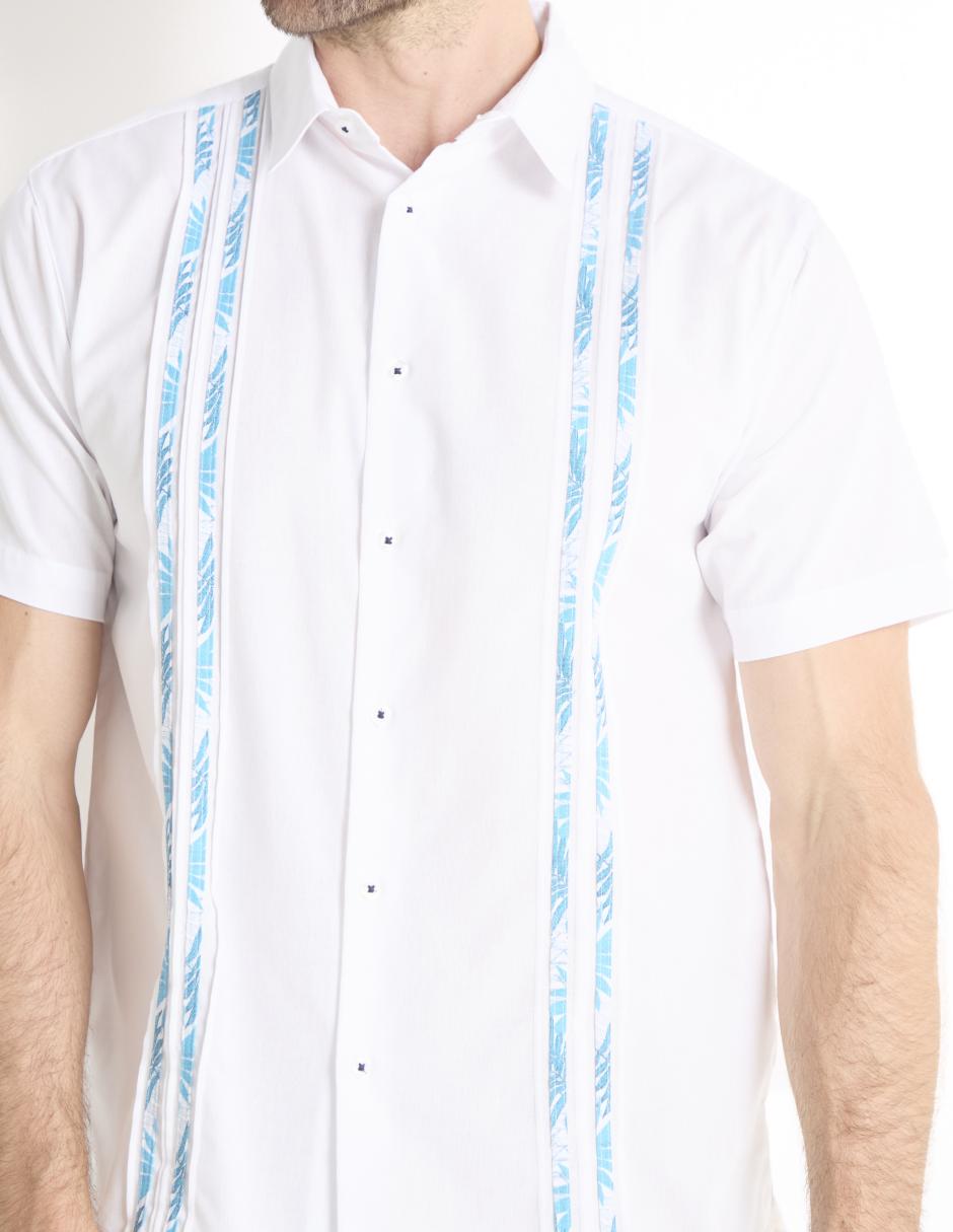 Guayabera manga corta para hombre 4