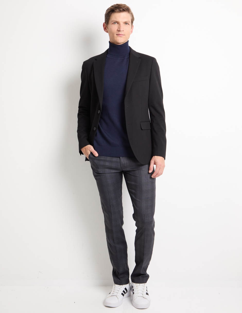 Pantalón de vestir slim de algodón para hombre 3