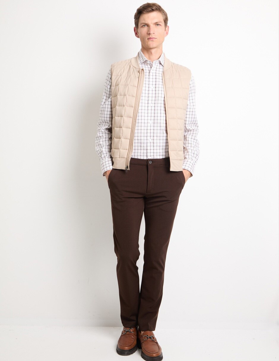 Pantalón de vestir regular para hombre 3