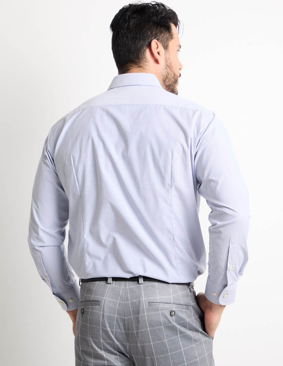 Camisa formal manga larga para hombre