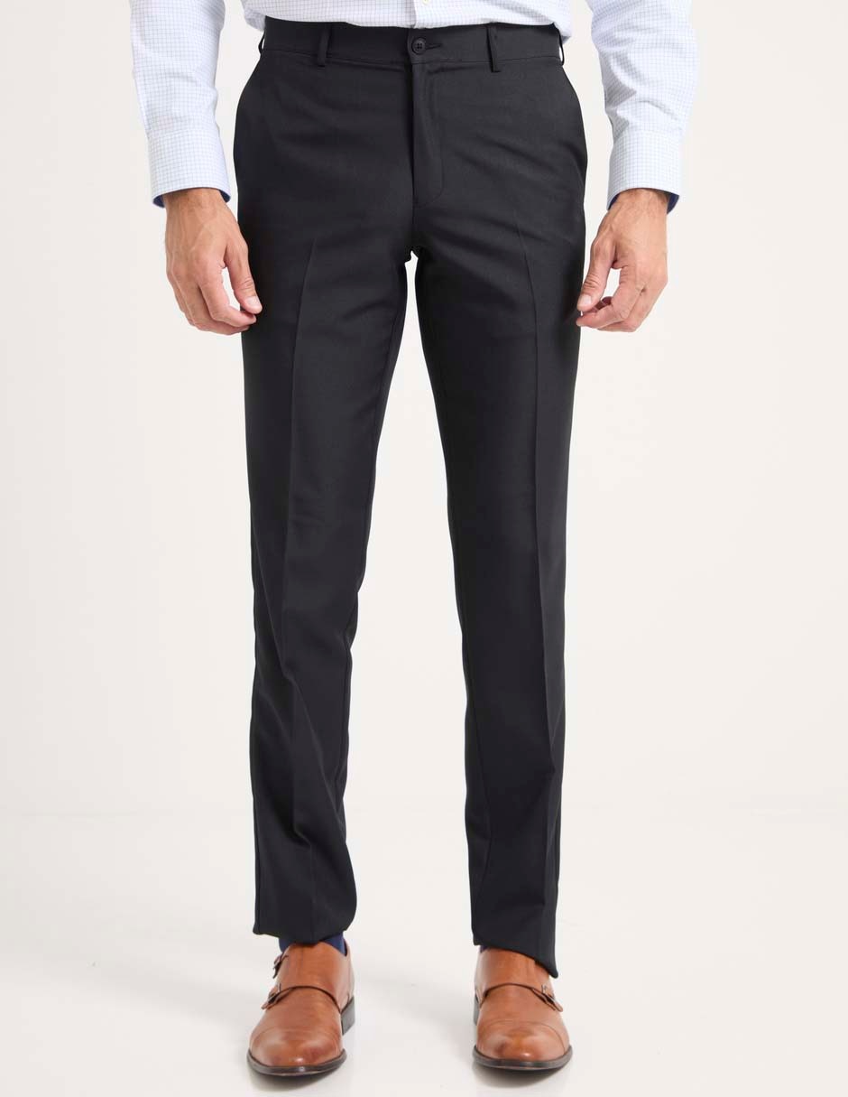 Pantalón de vestir slim de algodón para hombre Pantalón de vestir slim de algodón para hombre