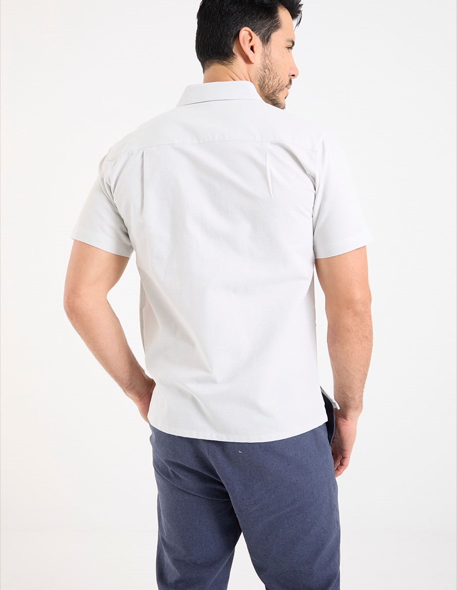 Guayabera manga corta para hombre 4