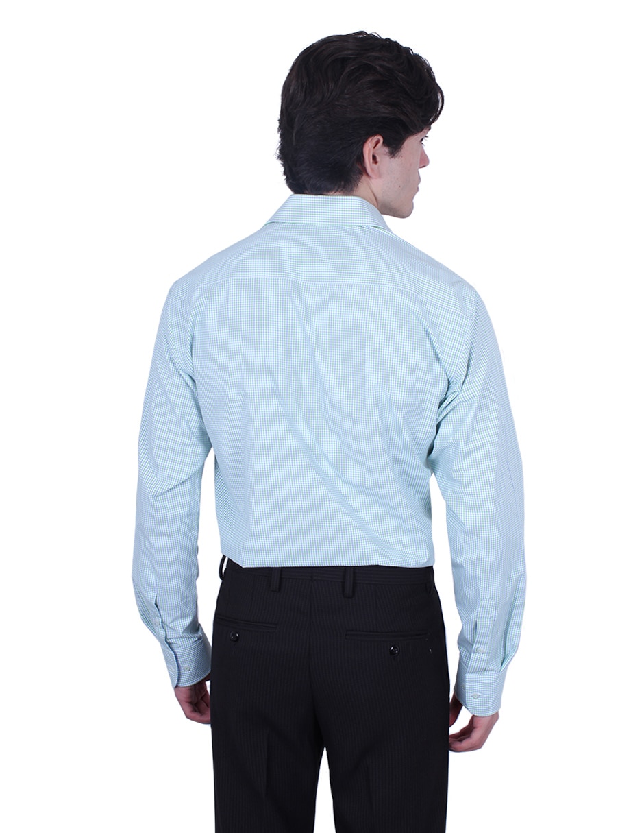 Camisa formal manga larga para hombre