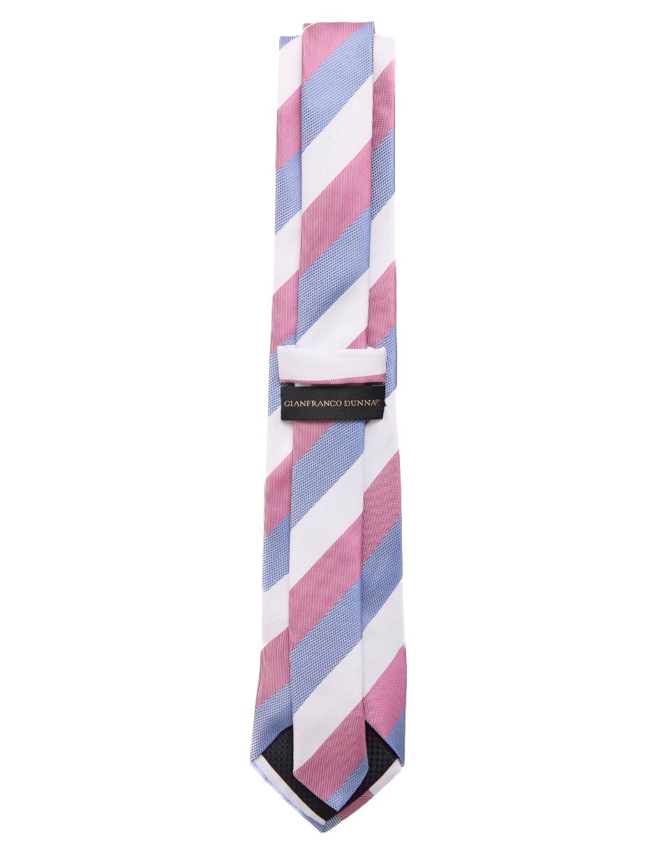 Corbata regular estampado a rayas para hombre 2