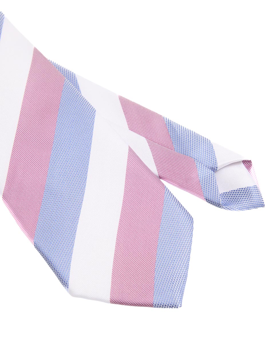 Corbata regular estampado a rayas para hombre 3