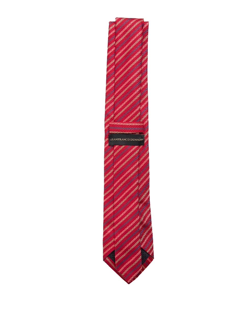 Corbata regular estampado a rayas para hombre 2