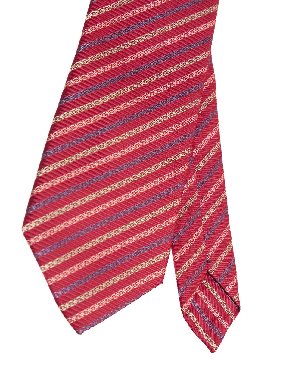 Corbata regular estampado a rayas para hombre 3