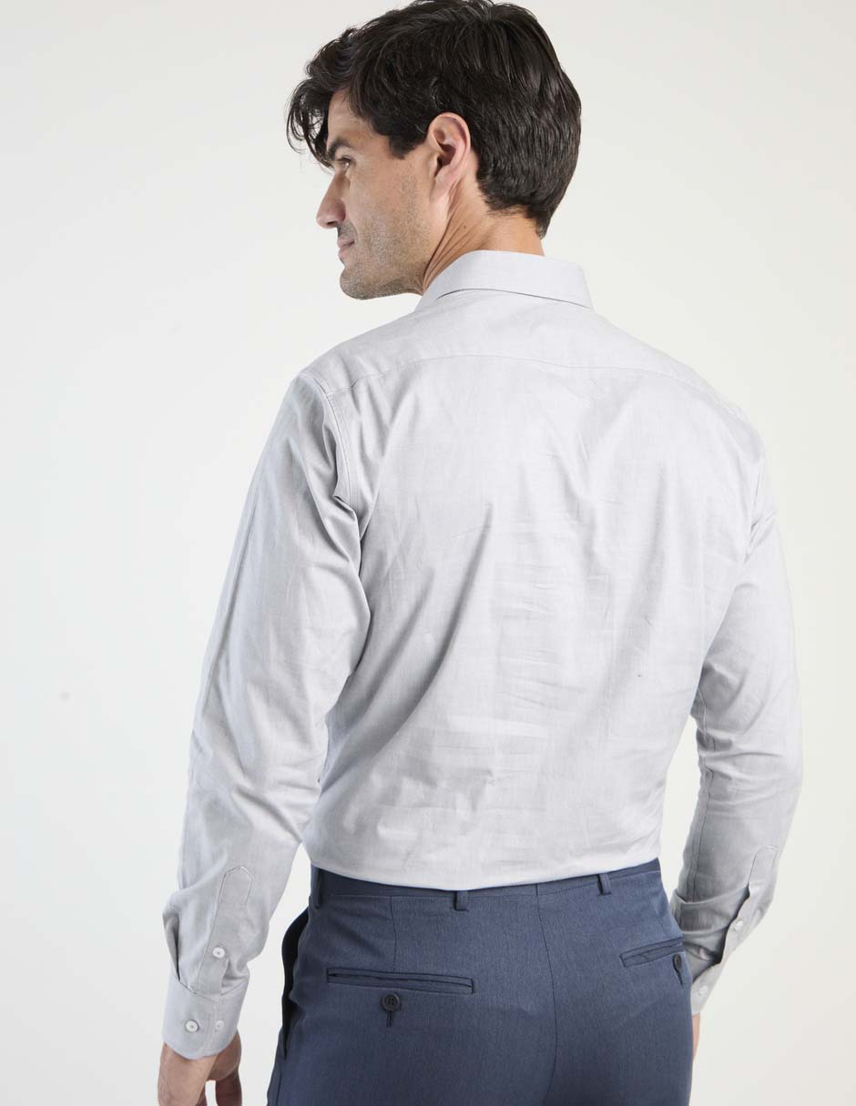 Camisa formal manga larga para hombre