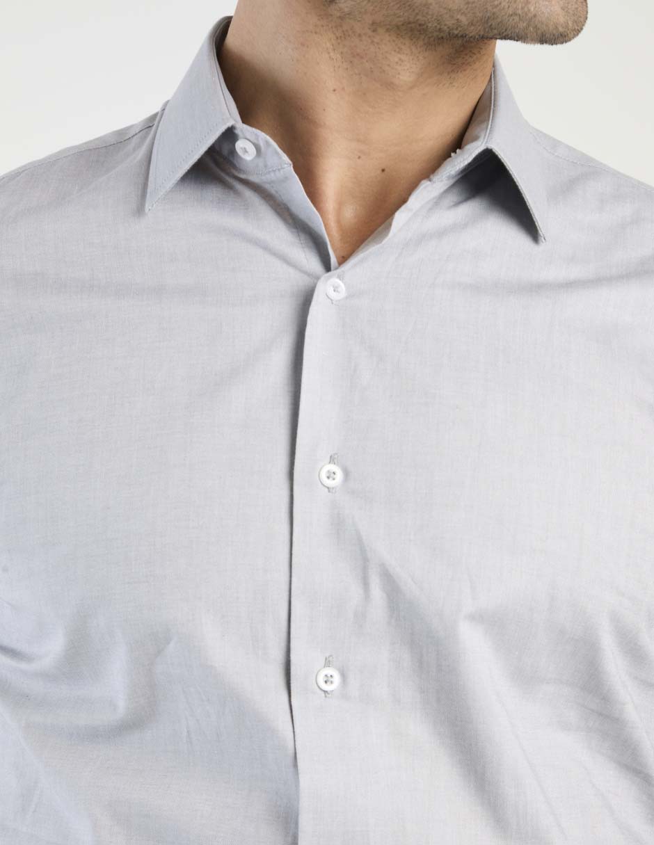 Camisa formal manga larga para hombre