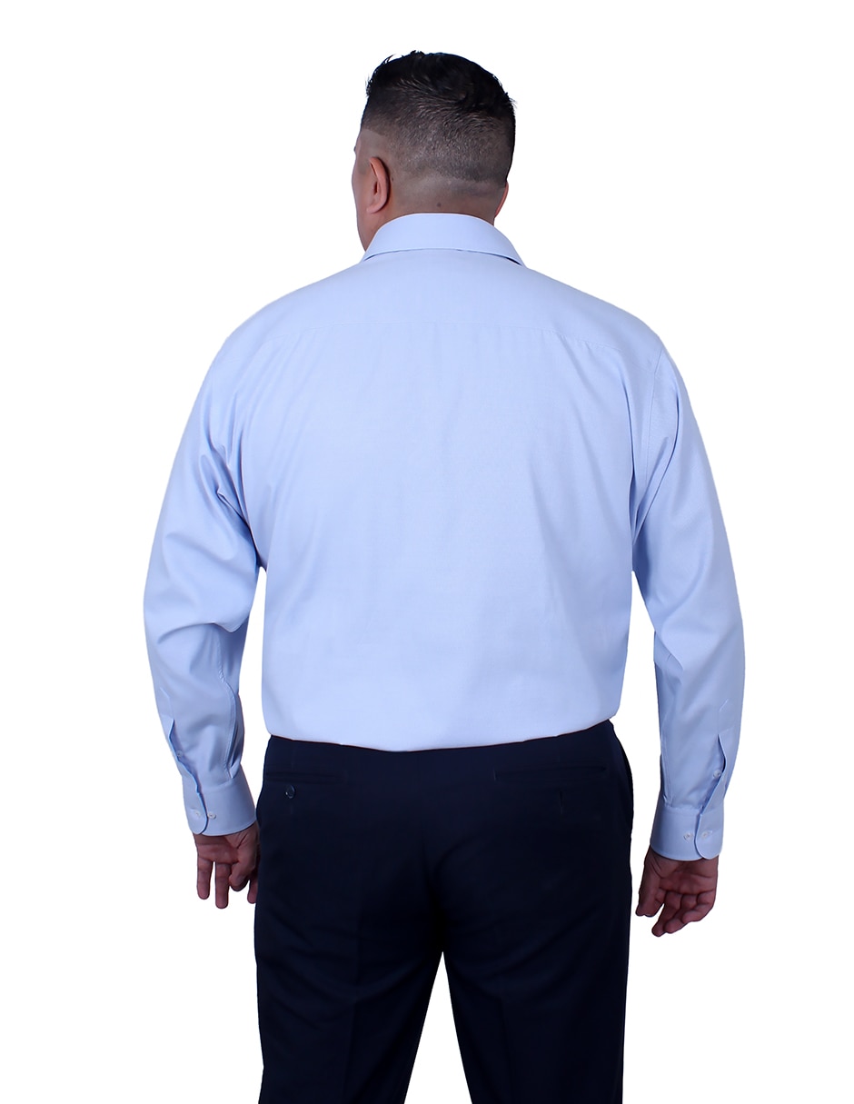 Camisa formal manga larga para hombre 2