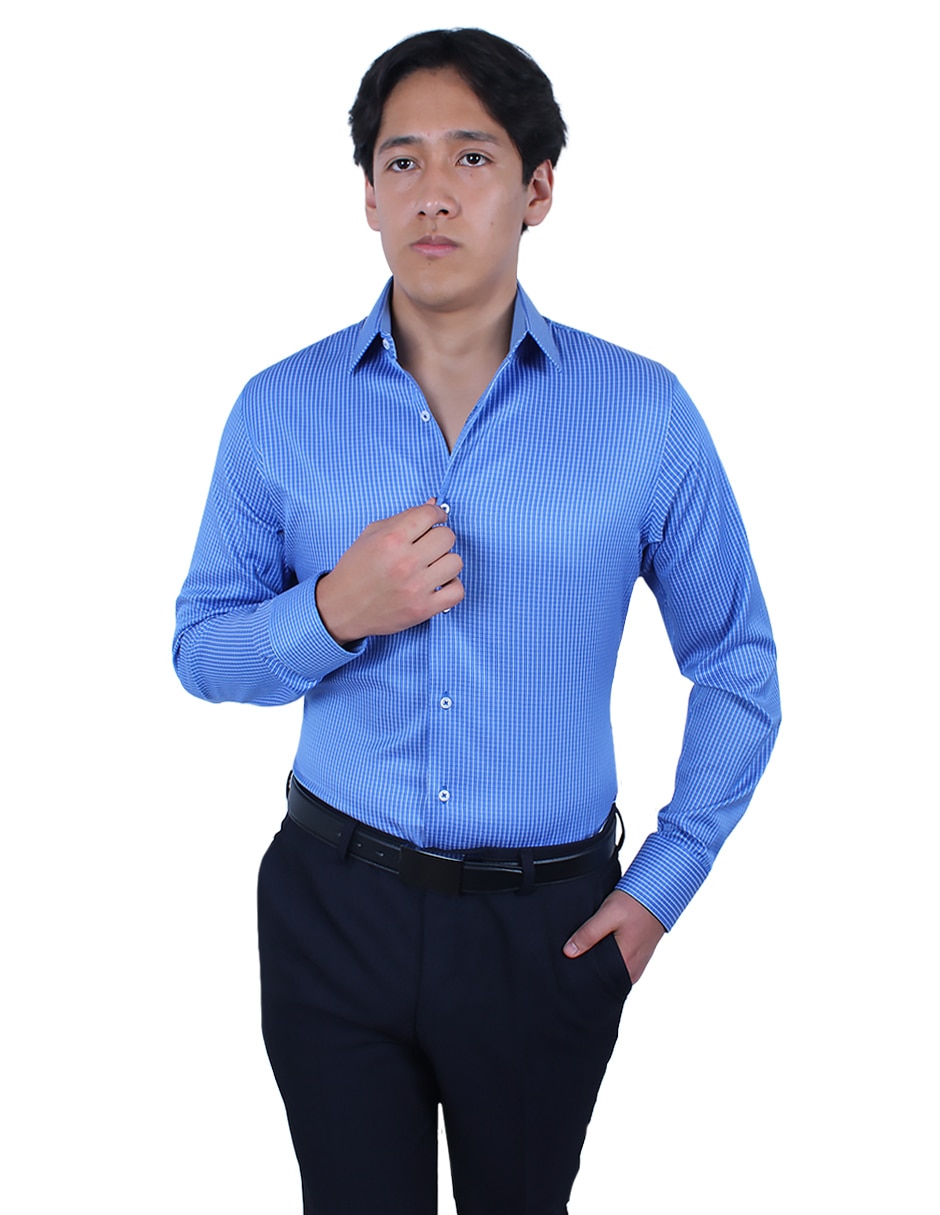 Camisa formal manga larga para hombre Camisa formal manga larga para hombre