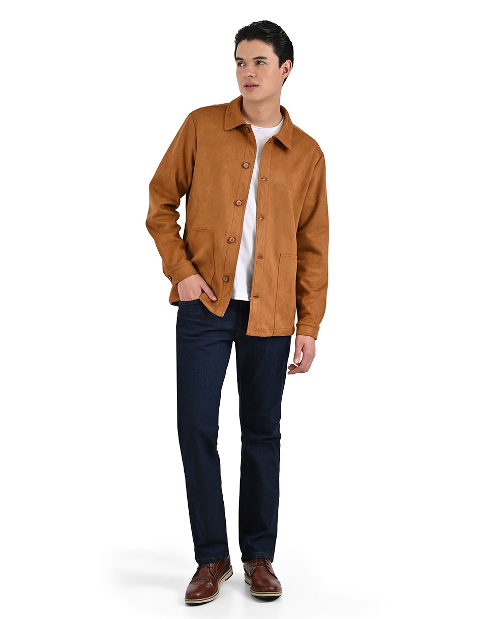 Camisa casual manga larga para hombre