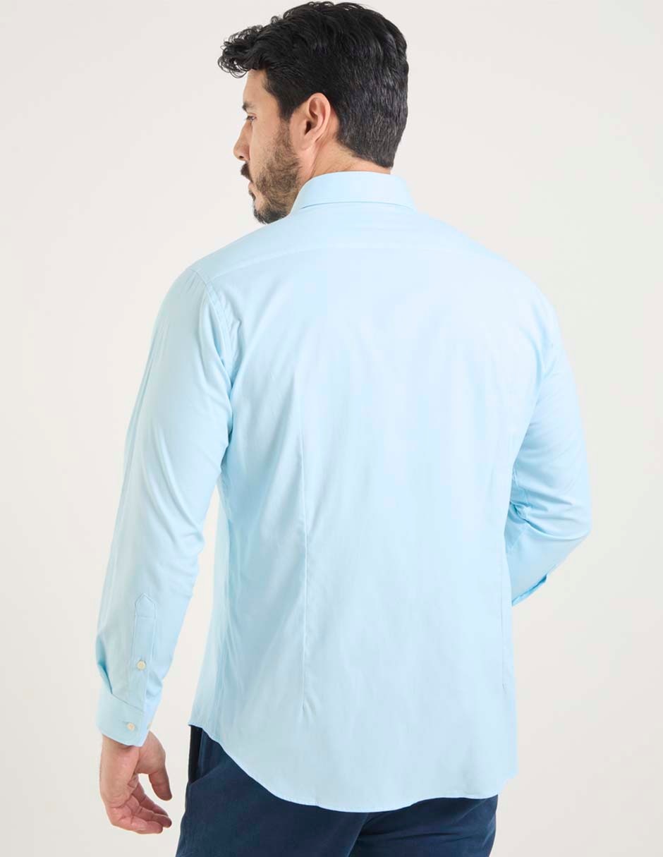 Camisa casual manga larga para hombre