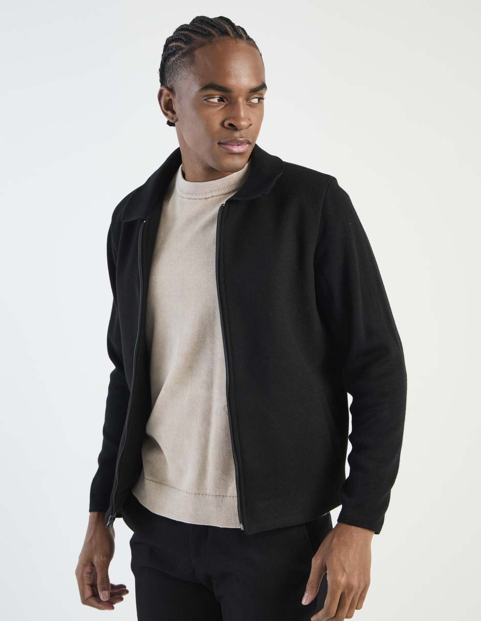 Chamarra casual con bolsillos para hombre Chamarra casual con bolsillos para hombre