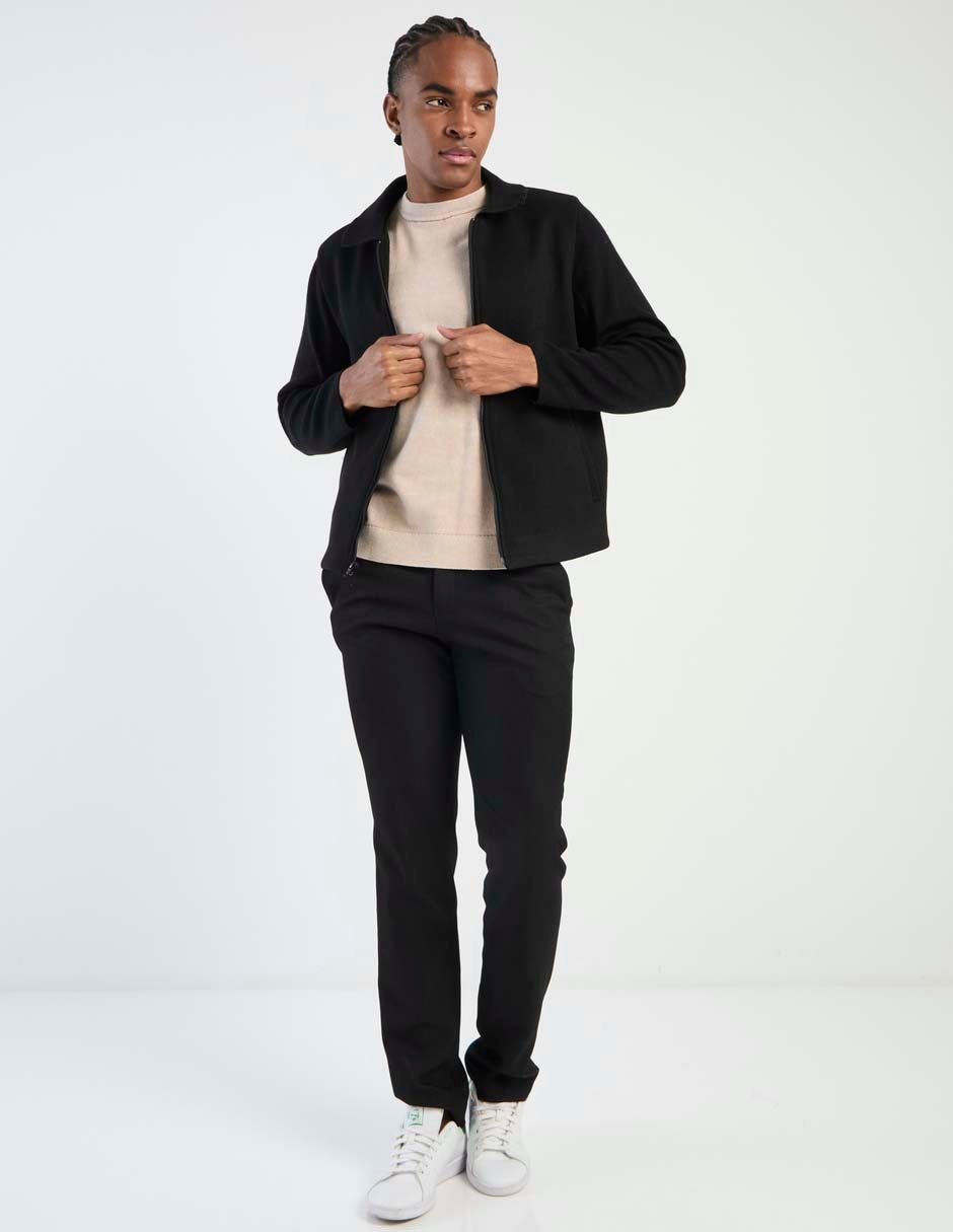 Chamarra casual con bolsillos para hombre 4