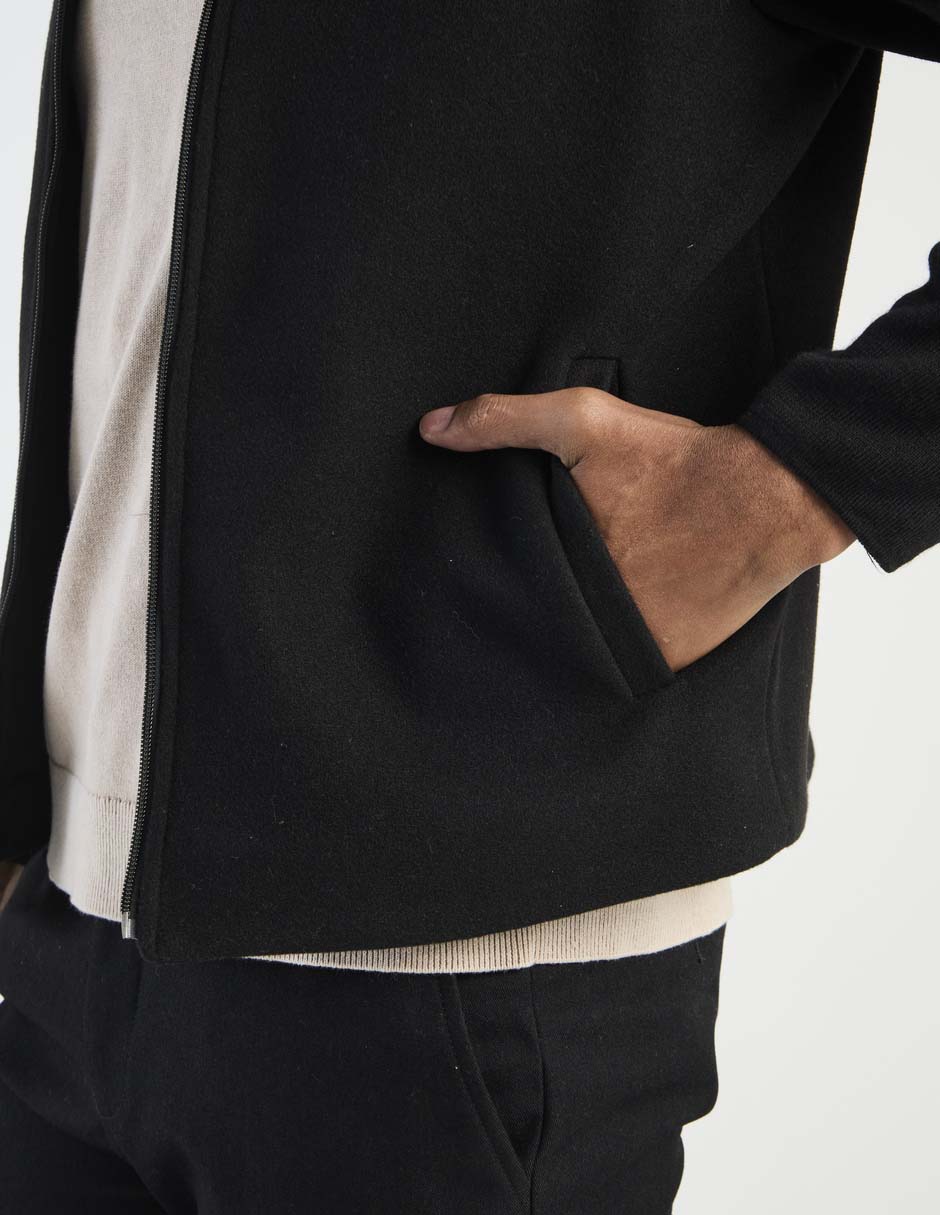 Chamarra casual con bolsillos para hombre 2