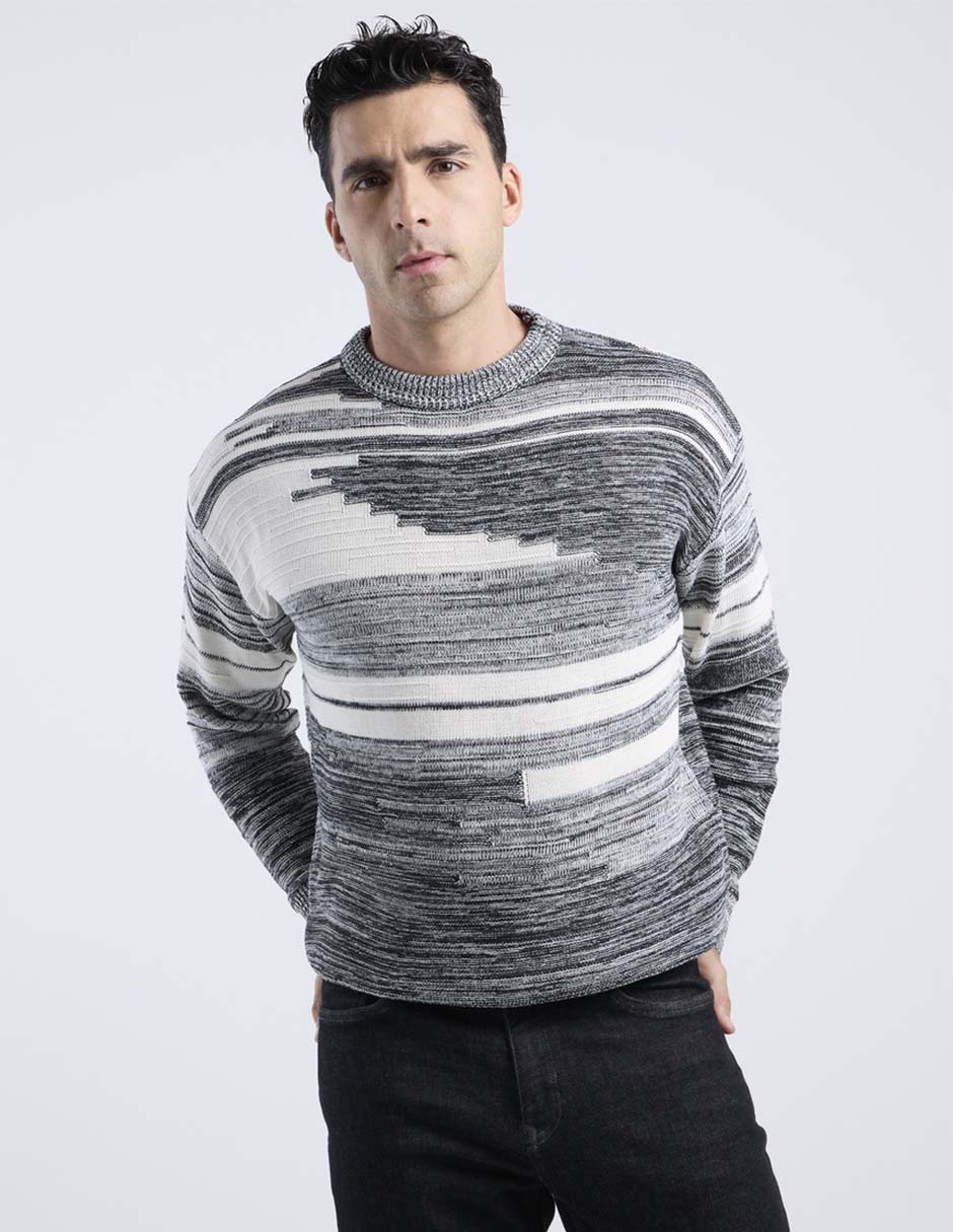 Suéter cuello redondo para hombre