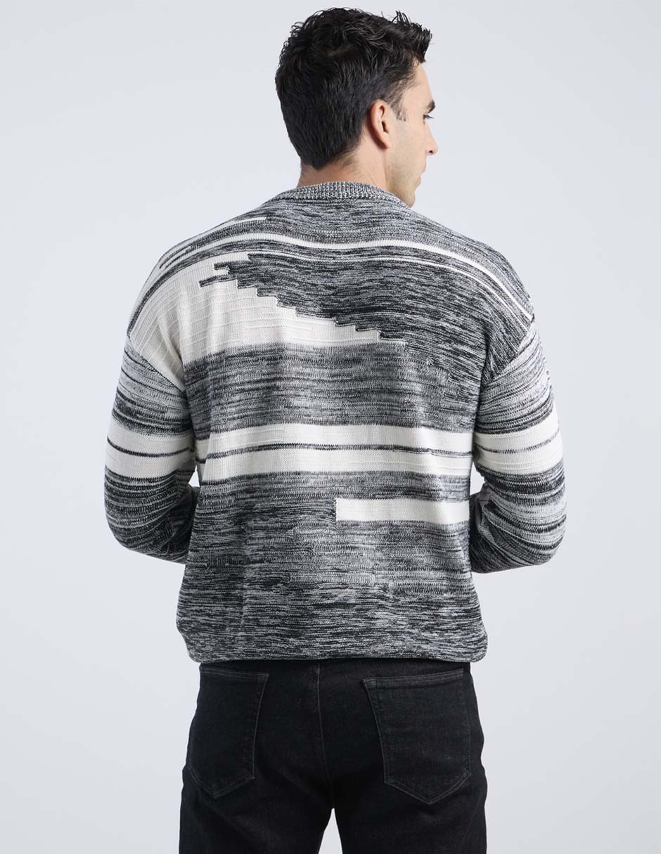 Suéter cuello redondo para hombre 2