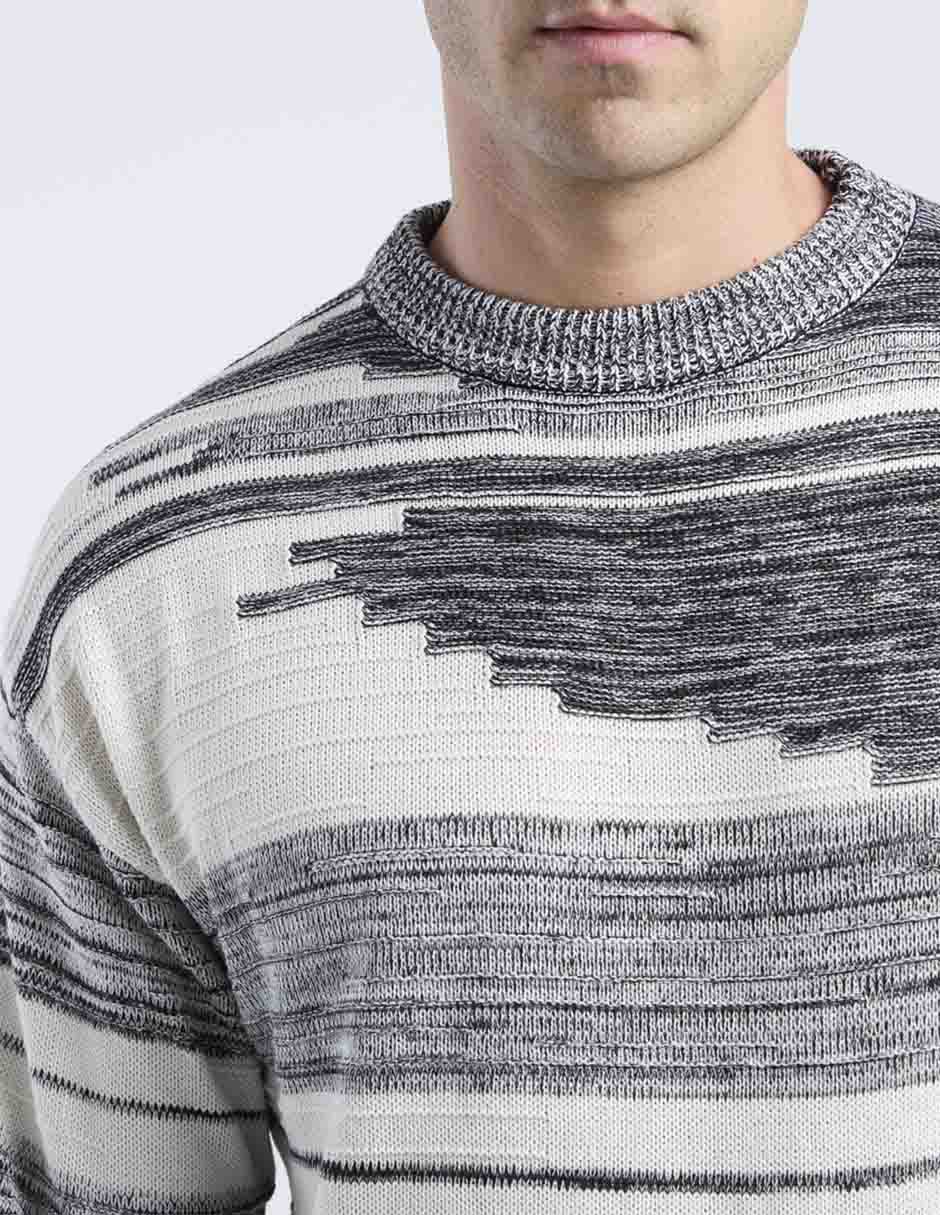 Suéter cuello redondo para hombre 4