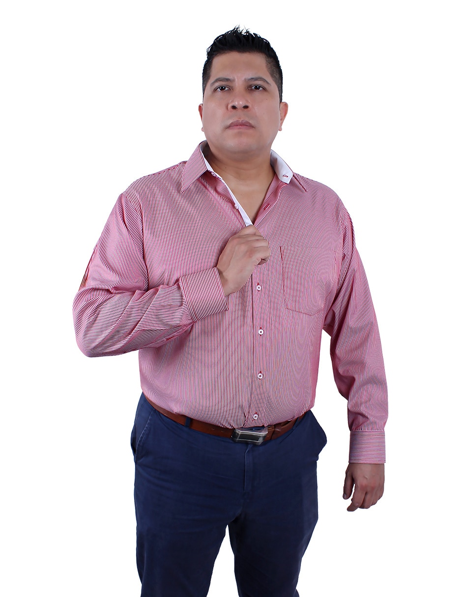 Camisa de vestir manga larga para hombre 1