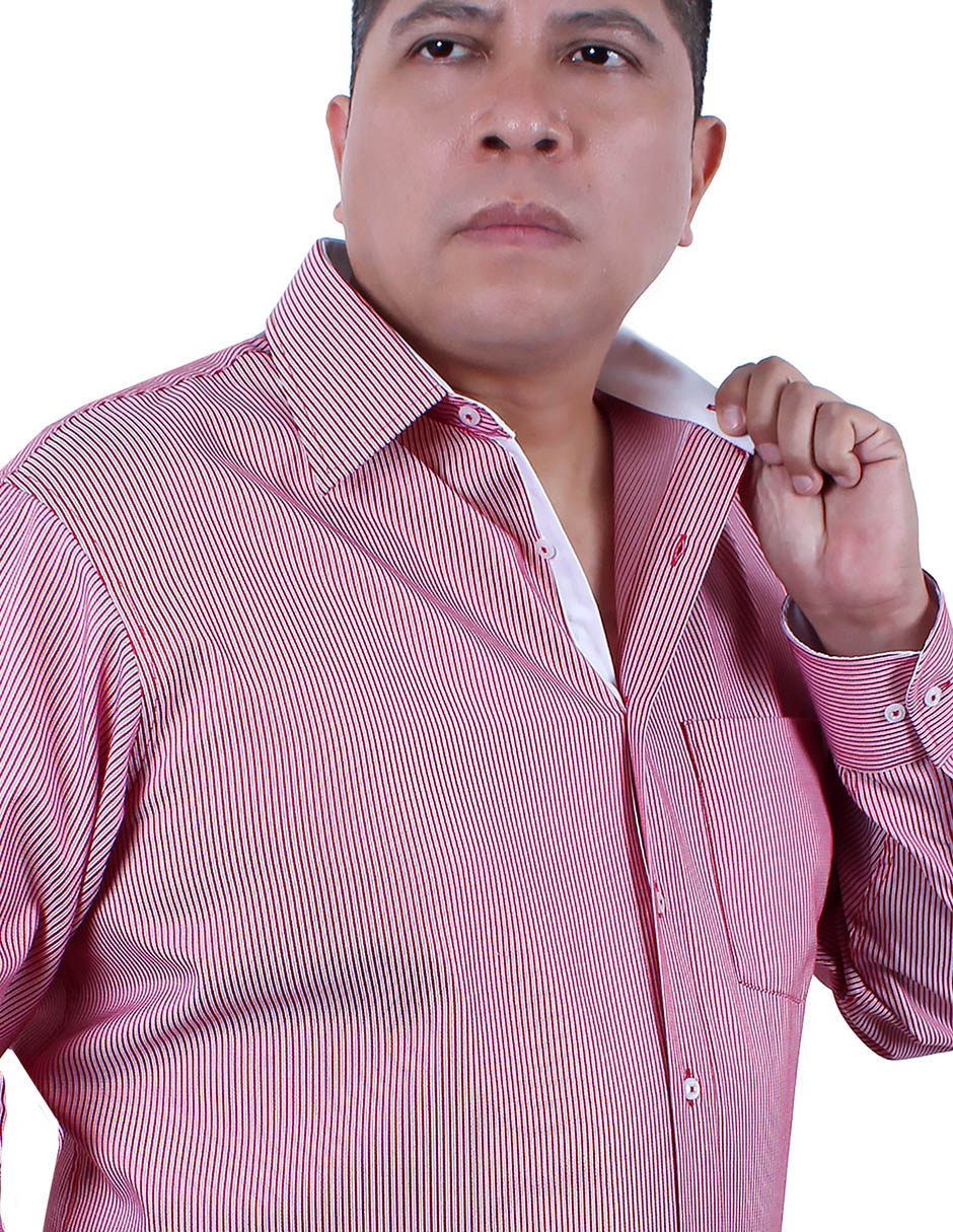 Camisa de vestir manga larga para hombre 4