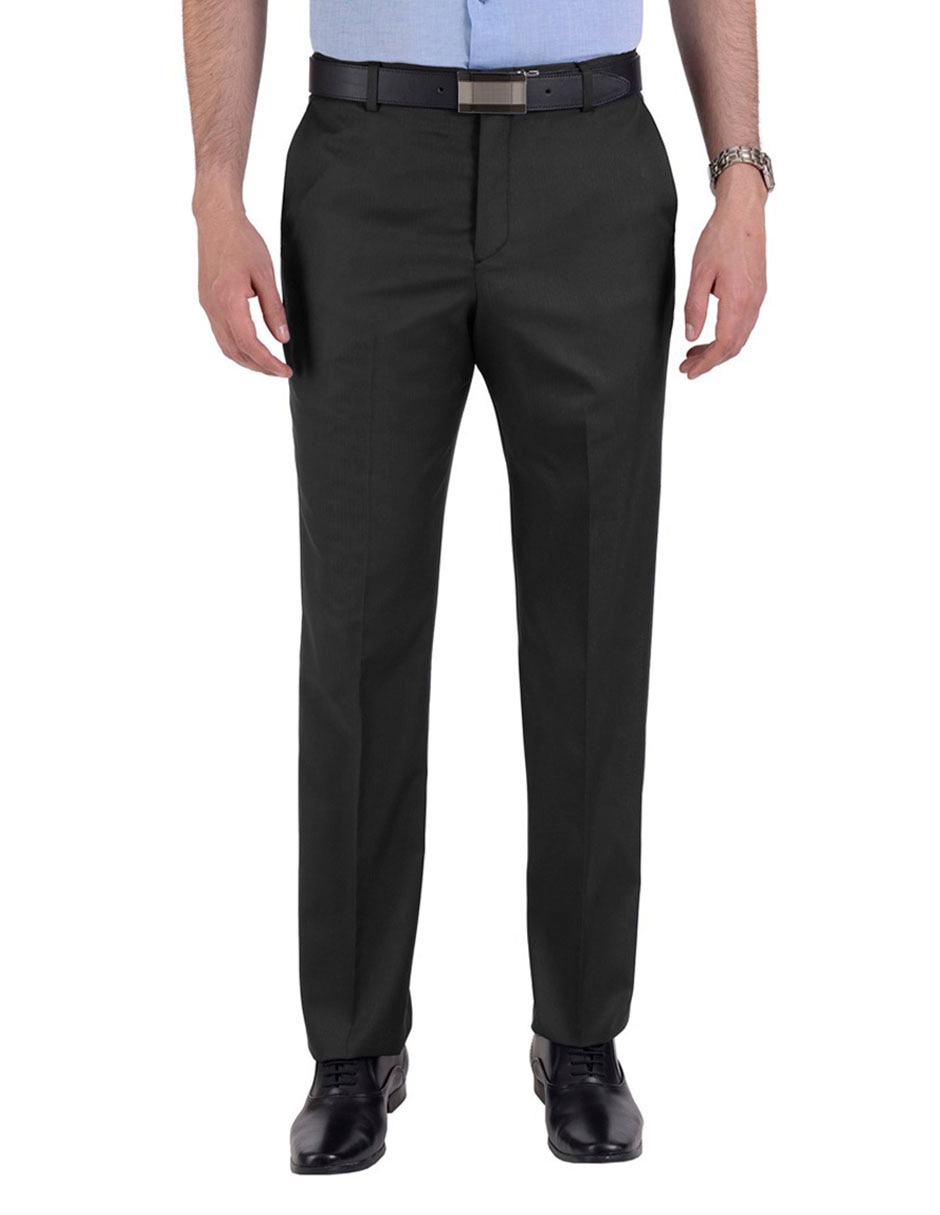 Pantalón de vestir recto de algodón para hombre