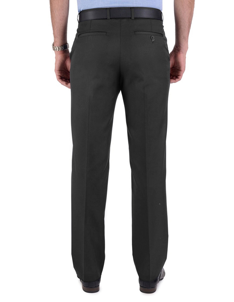 Pantalón de vestir recto de algodón para hombre 4