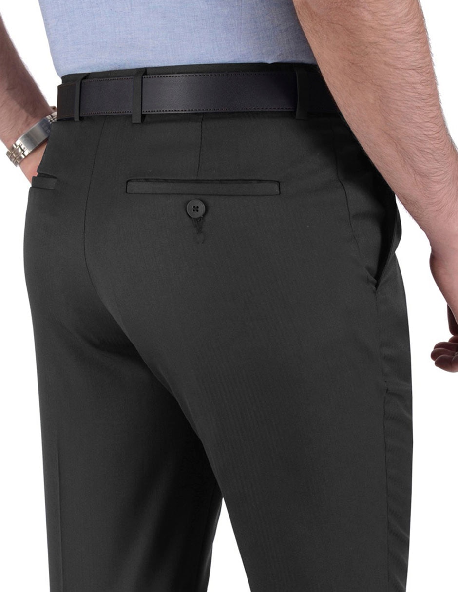 Pantalón de vestir recto de algodón para hombre 2