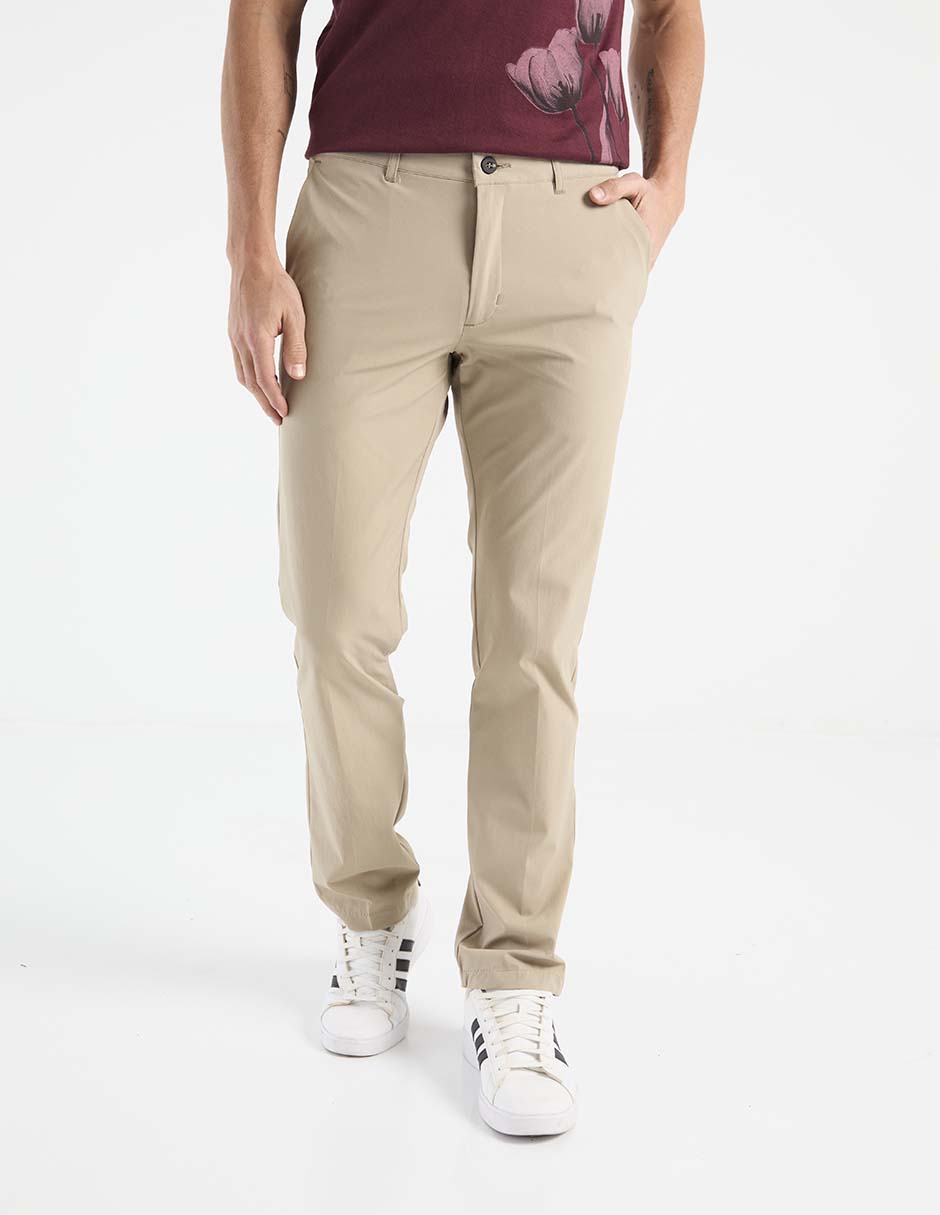 Pantalón regular de algodón para hombre Pantalón regular de algodón para hombre