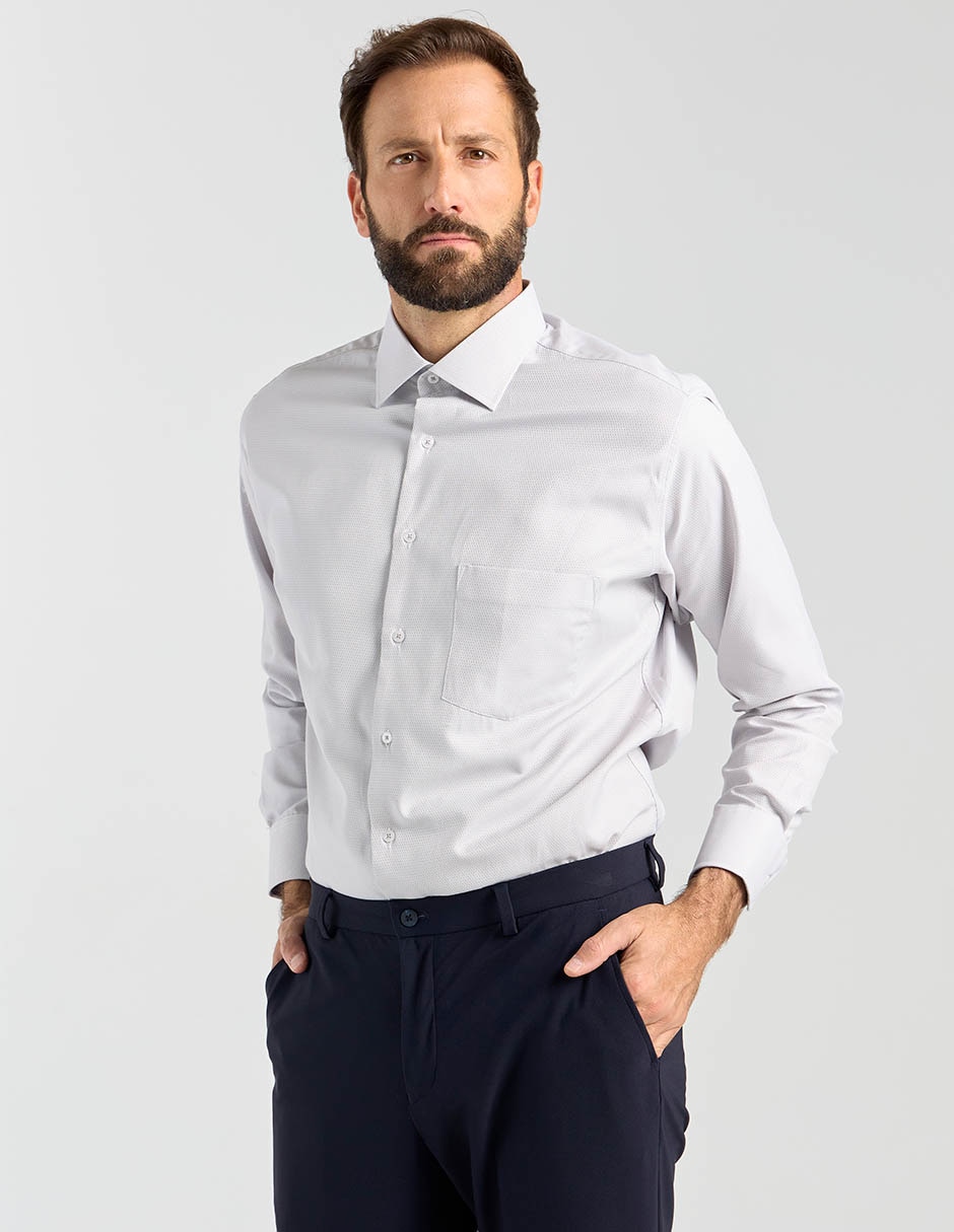 Camisa formal manga larga para hombre Camisa formal manga larga para hombre