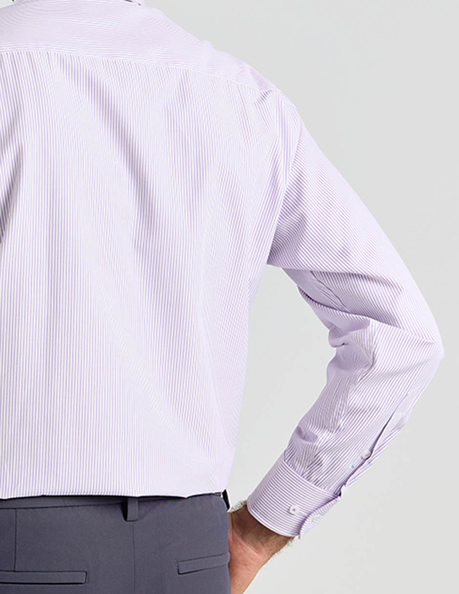 Camisa formal manga larga para hombre 2