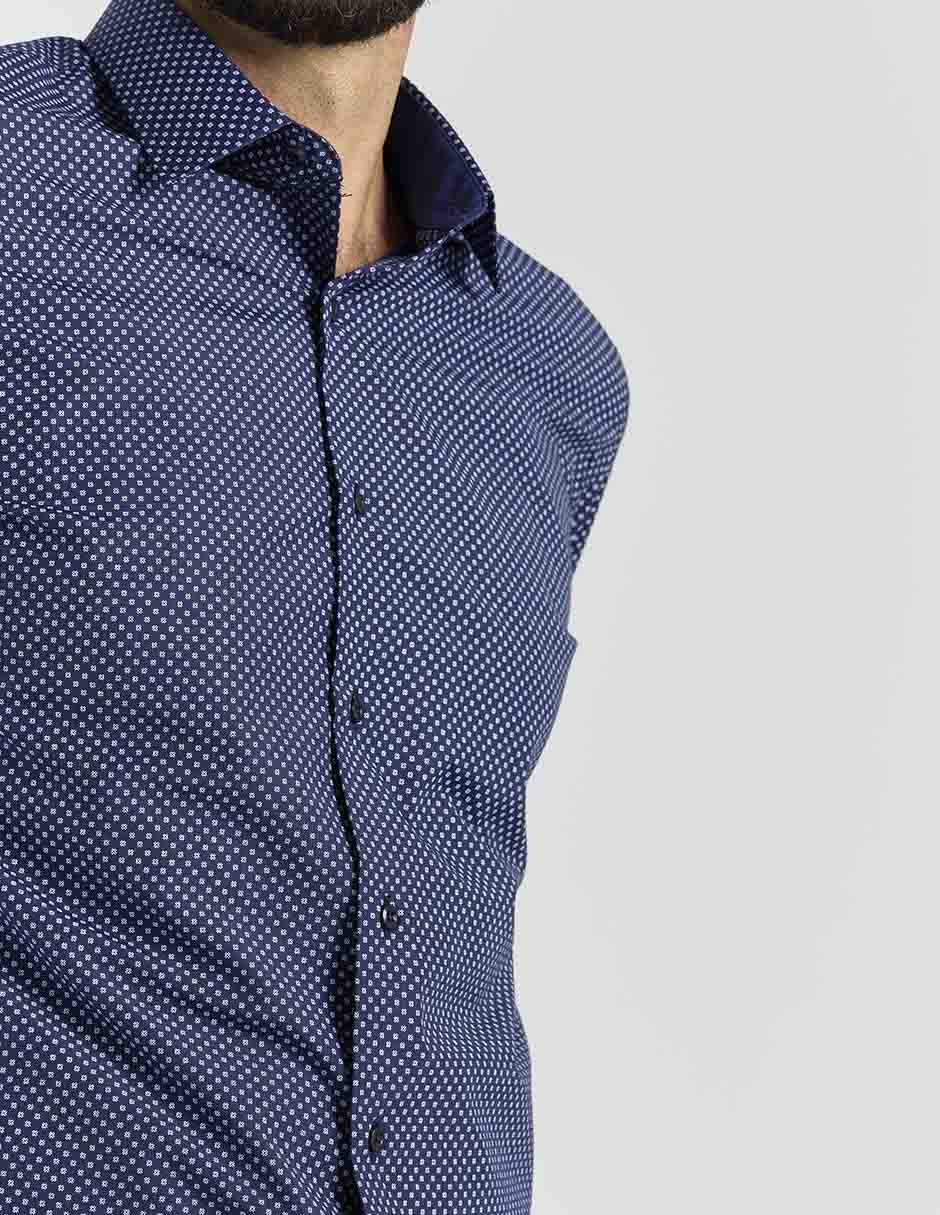 Camisa formal manga larga para hombre 3