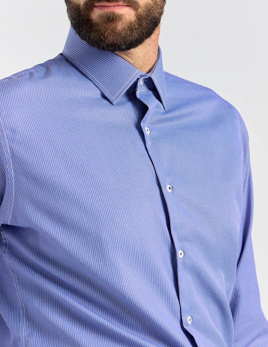 Camisa formal manga larga para hombre 3