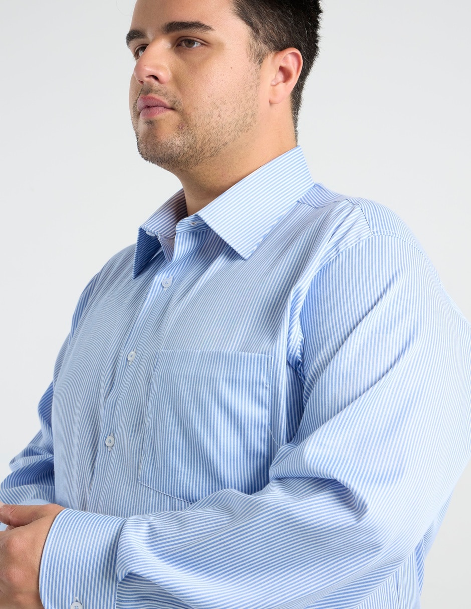 Camisa formal manga larga para hombre