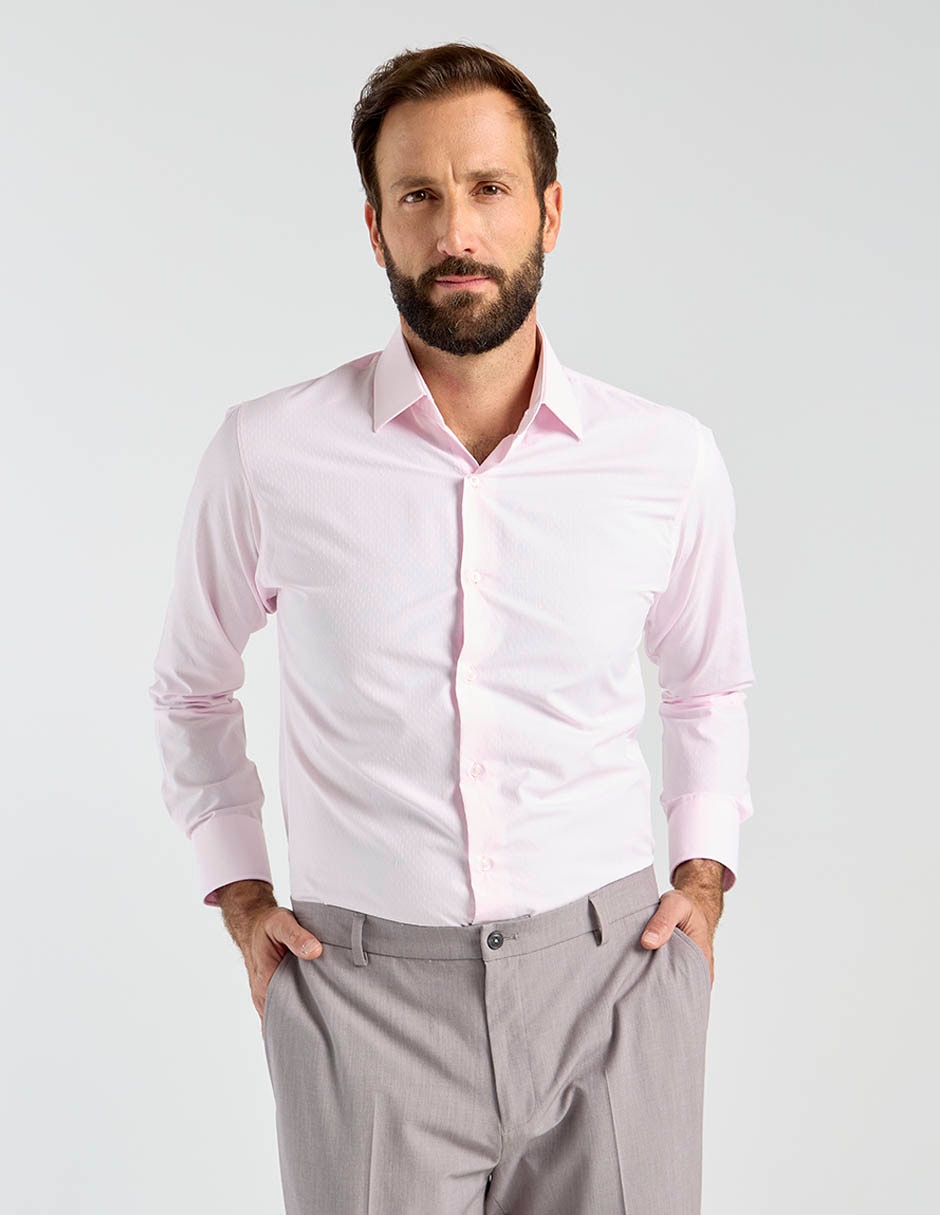 Camisa formal manga larga para hombre Camisa formal manga larga para hombre