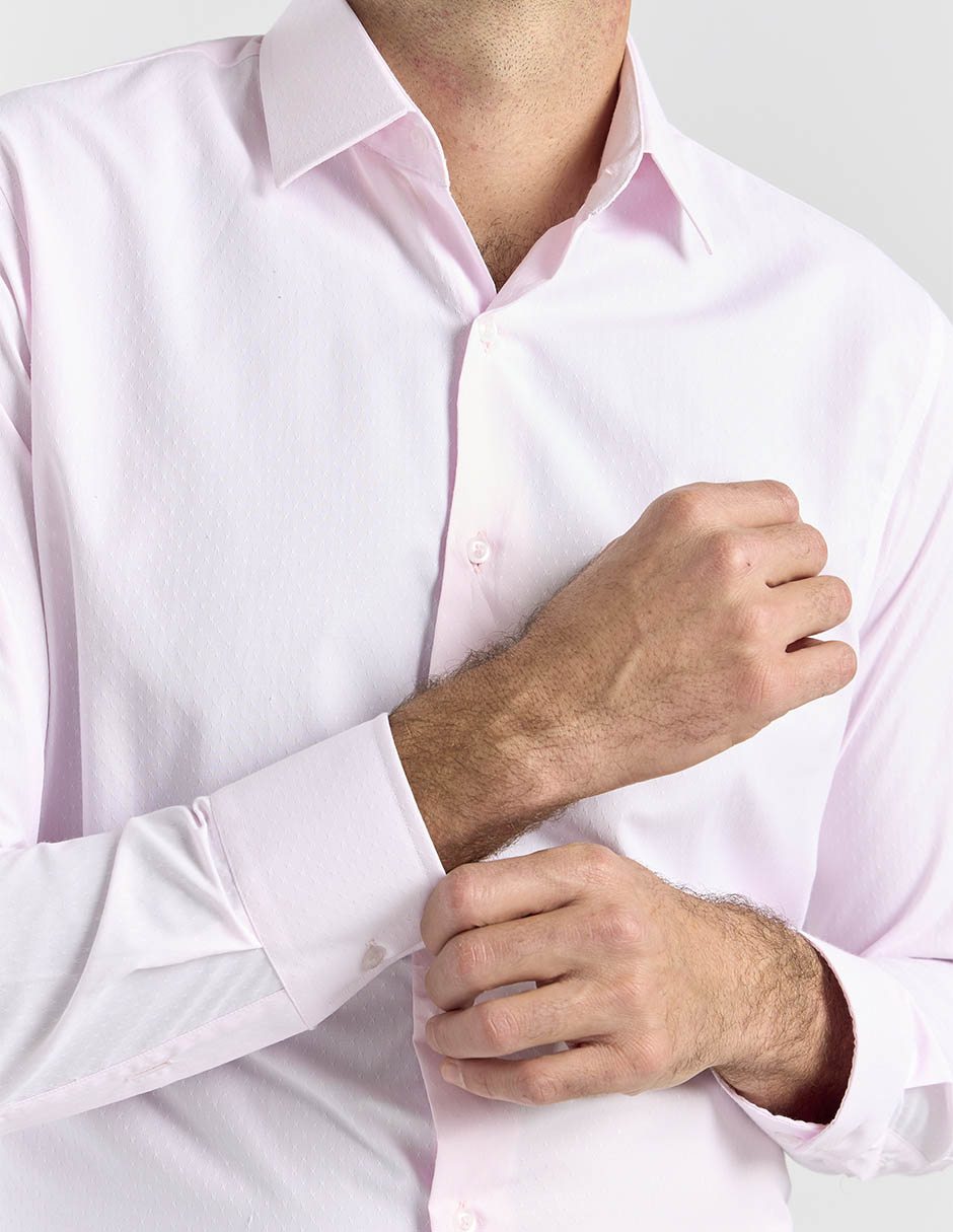 Camisa formal manga larga para hombre 3