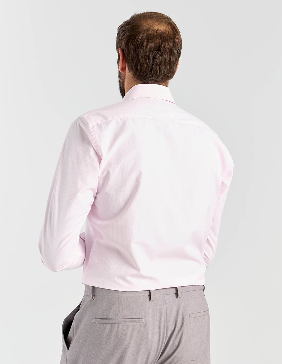Camisa formal manga larga para hombre 6