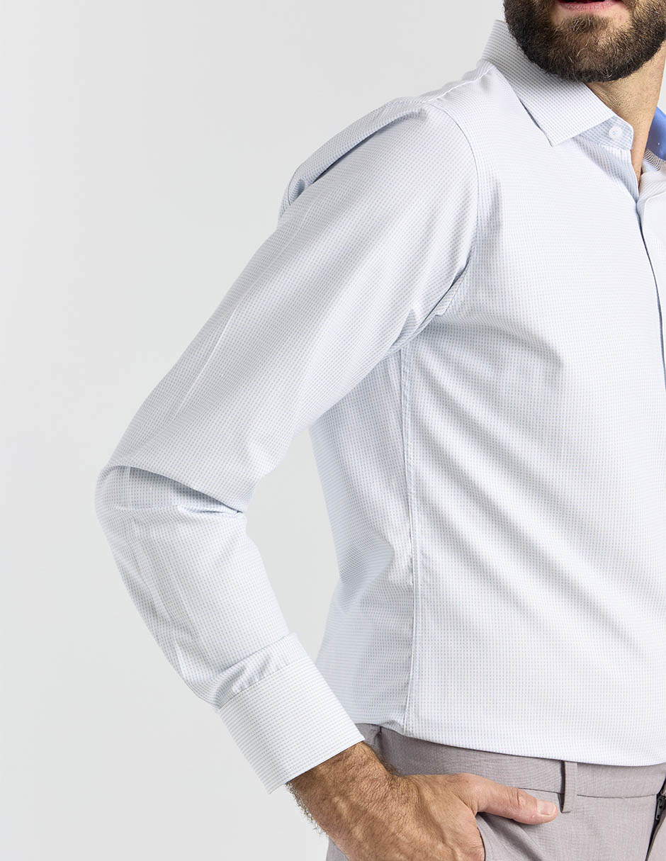 Camisa de vestir Parllieni manga larga para hombre