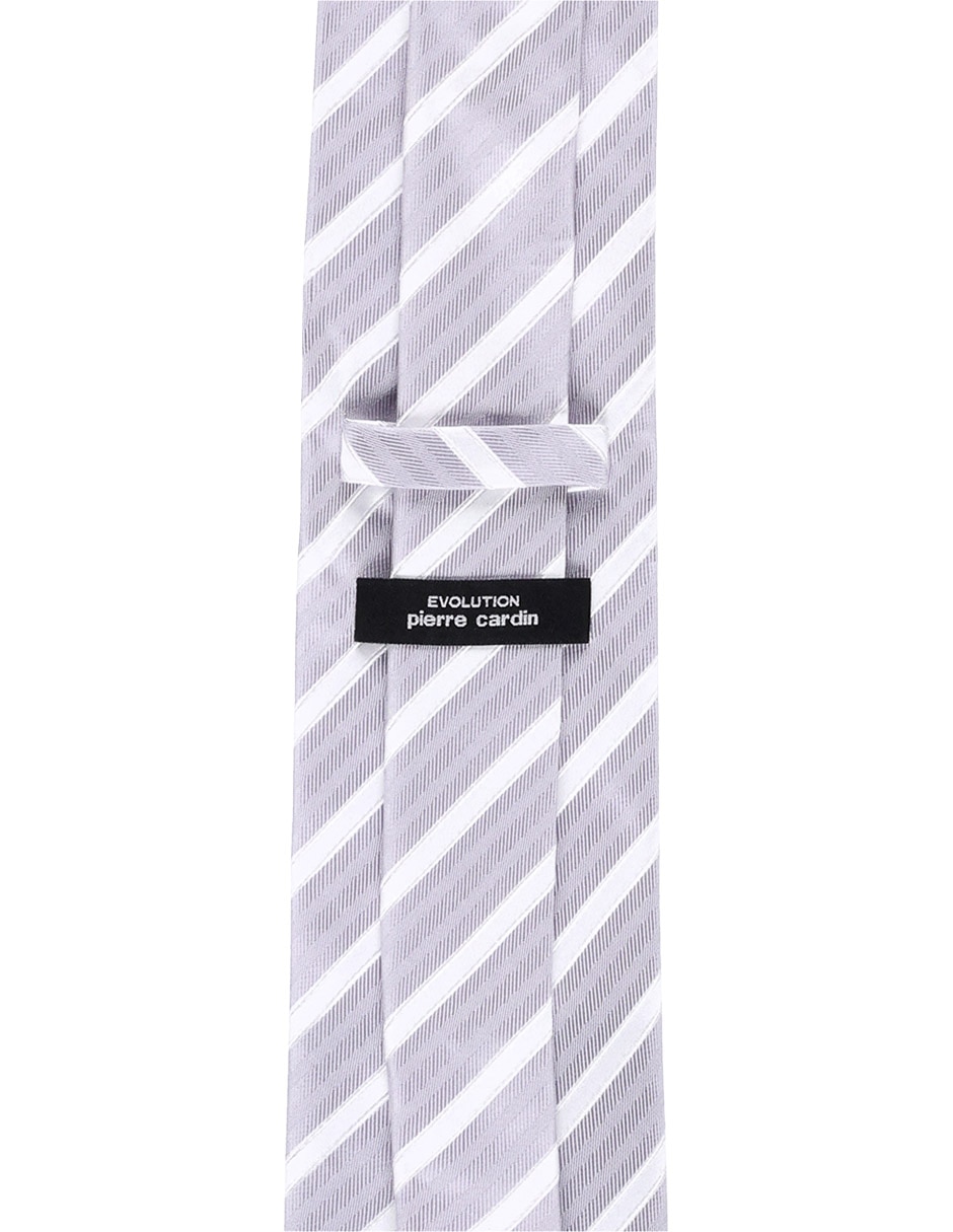 Corbata pierre cardin regular estampado a rayas para hombre