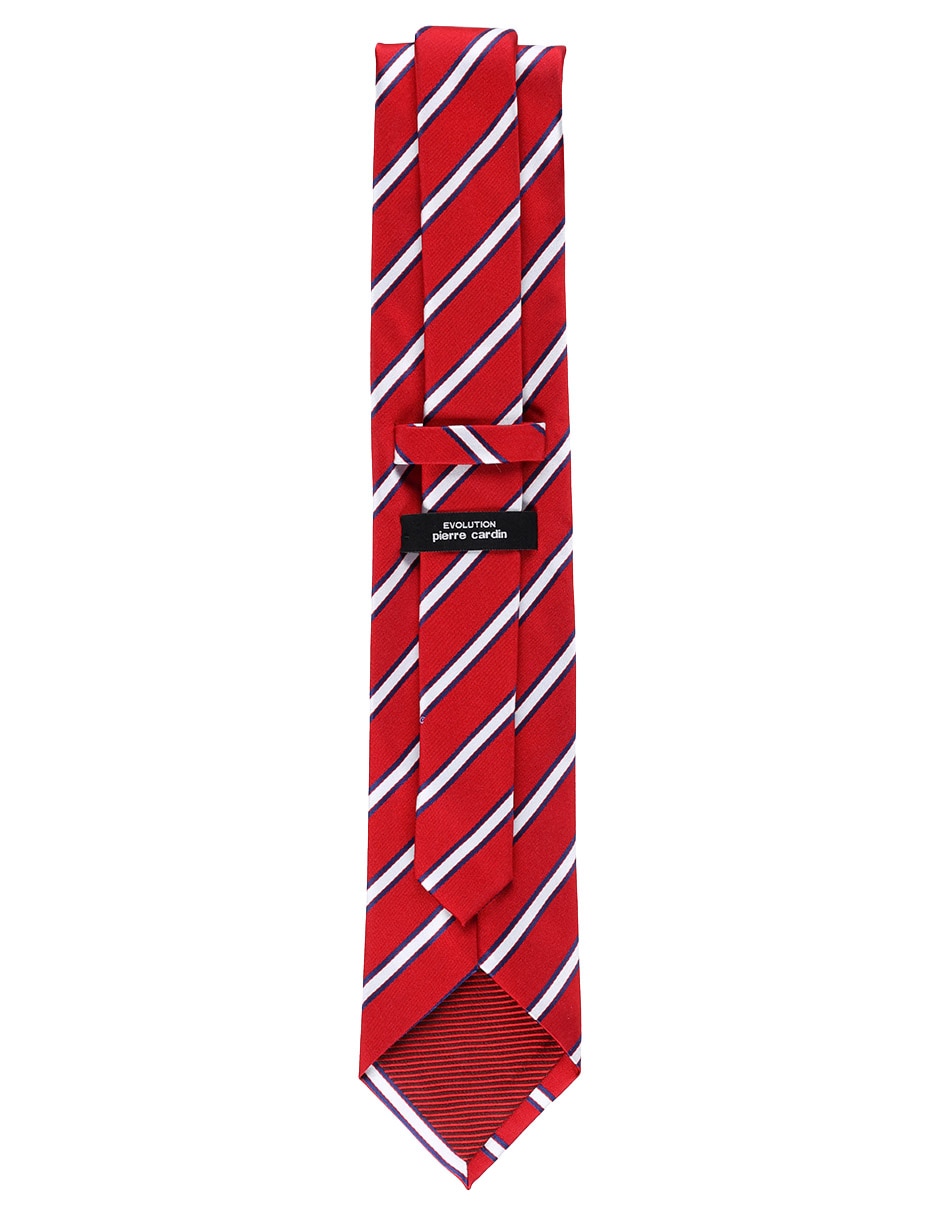 Corbata regular estampado a rayas para hombre 4