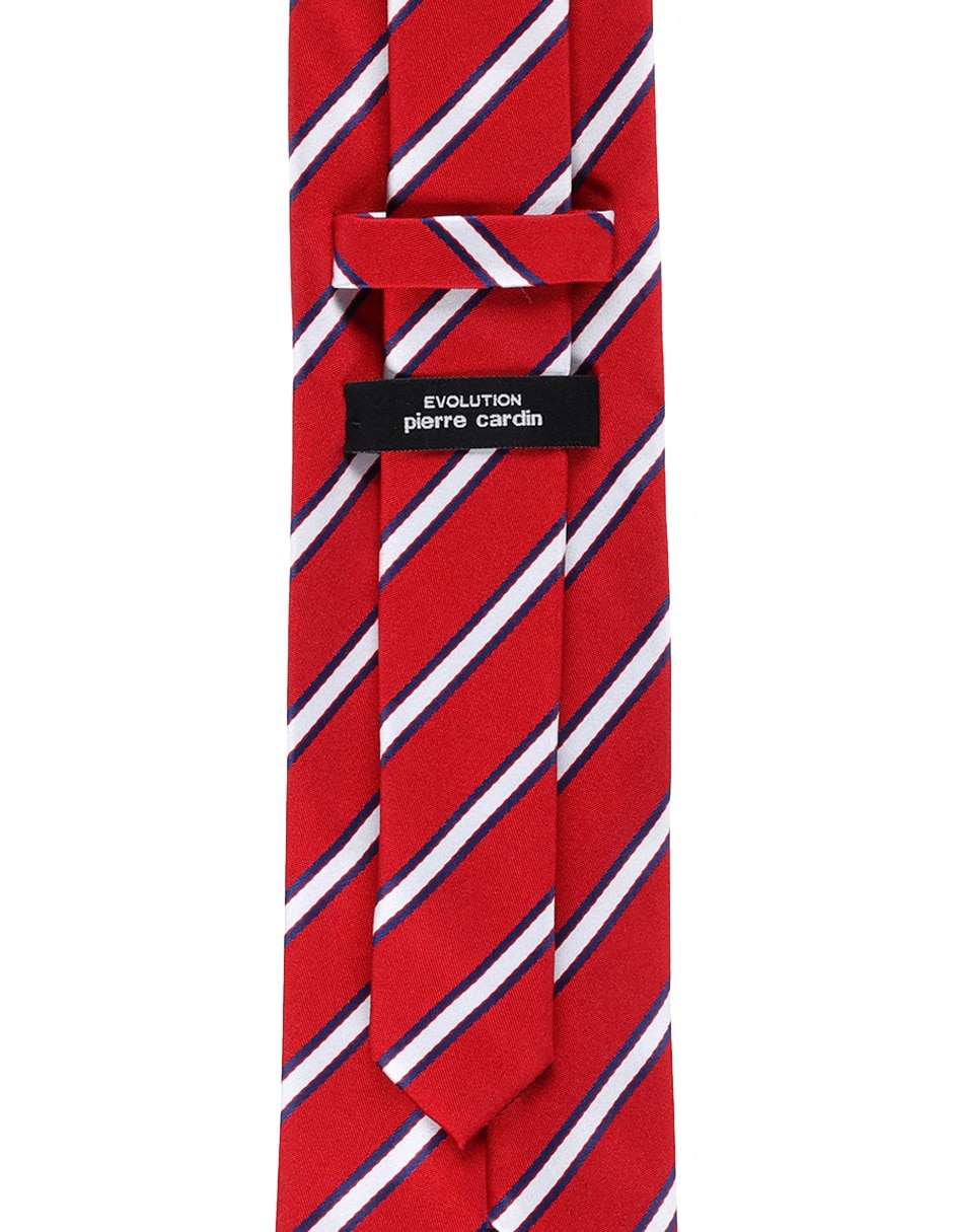 Corbata regular estampado a rayas para hombre 2